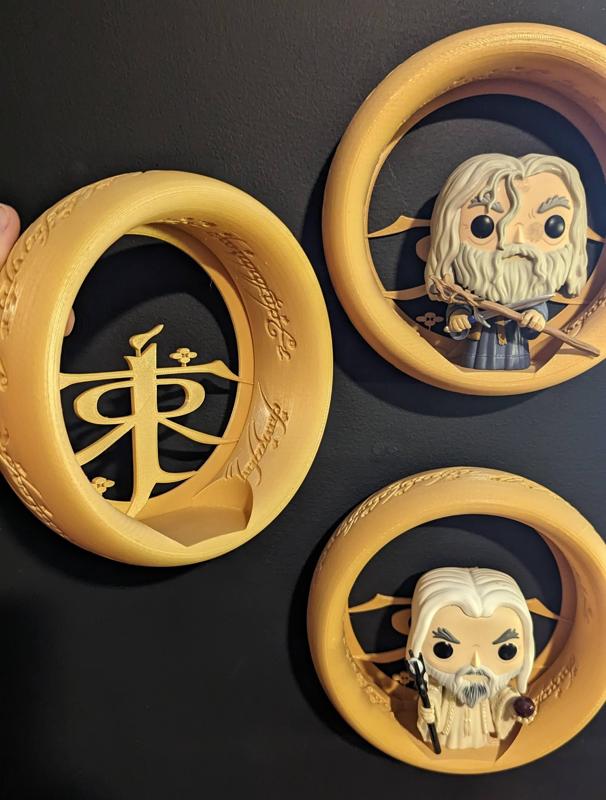 The One Ring Funko POP! Figure Wall Stand