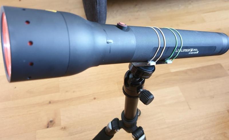 Universal Flashlight Tripod Mount Adapter