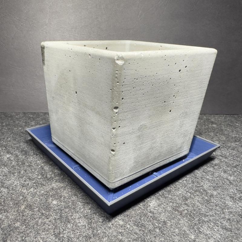 Square Bicolour Coaster for Flowerpots