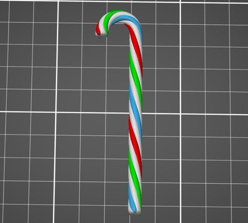 Old fashion Candy Cane -Twisted / Stranded