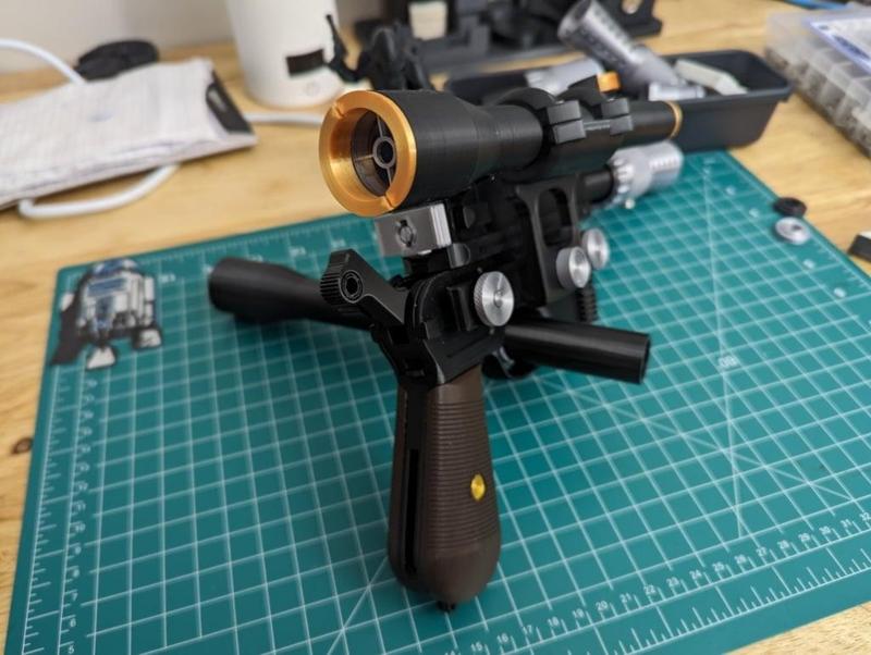 Han Solo Blaster DL-44 - Remixed from PortedtoReality