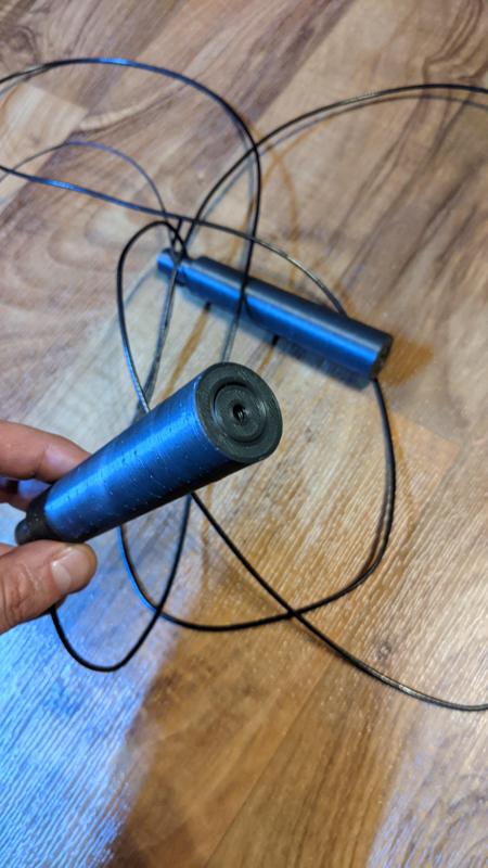 Handles for skipping rope