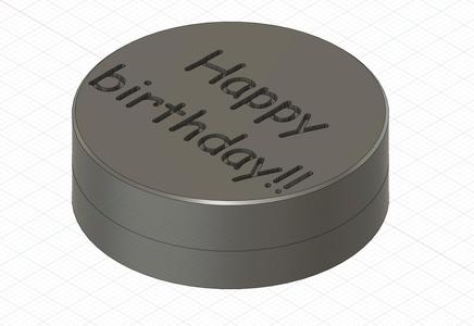 Happy Birthday Twist Box.
