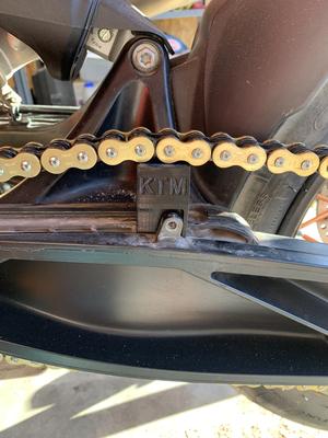 KTM 790/890 Adventure chain slack tool!