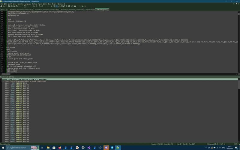 Post-processing script for dynamic side fan speed control