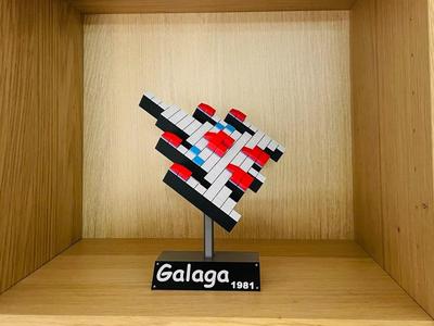 Galaga spaceship display model