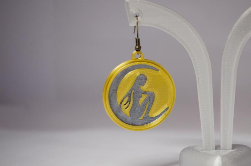 Virgo zodiac earrings