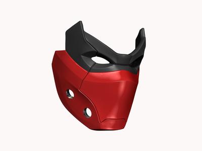 Red Hood Outlaw - Mask Helmet Cosplay STL 3D Print file