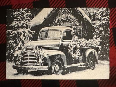 Red Christmas Truck