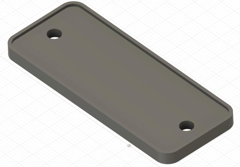 Vex IQ Robotics Trophy Plate - (Side)