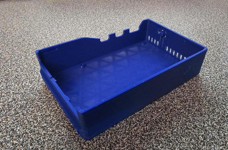 Raspberry Pi 5 Case for Pimoroni NVMe SSD Base v2 - No GPIO lip