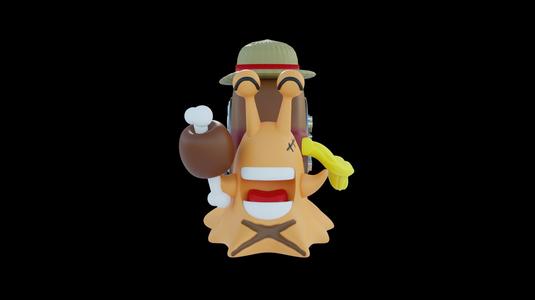 Den Den Mushi - Luffy