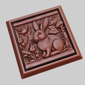 Rabbit Animal 3D Model for CNC Router Laser & 3D Printer