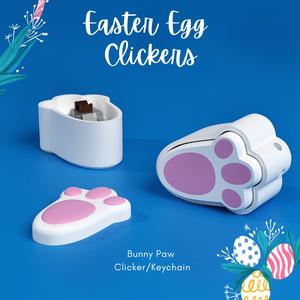 Easter Egg - Bunny Paw Clicker/Keychain