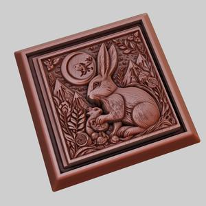 Rabbit Animal 3D Model for CNC Router Laser & 3D Printer
