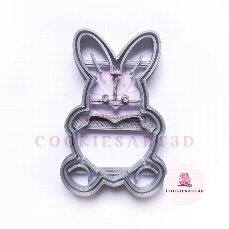 Rabbit Heart Cookie Cutter / Rabbit Heart Cookie Cutter