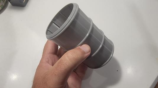 Koozie: Mini Oil Drum Design for Slim 12oz Cans (63mm Diameter)