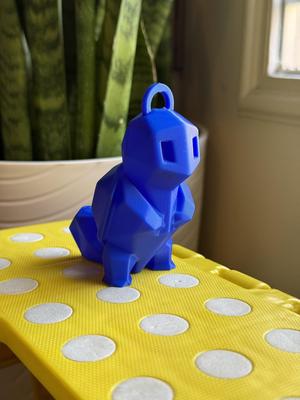 Low-Poly Squirtle Ornament