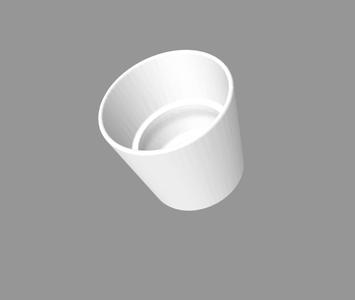 Minimalist pot for plants