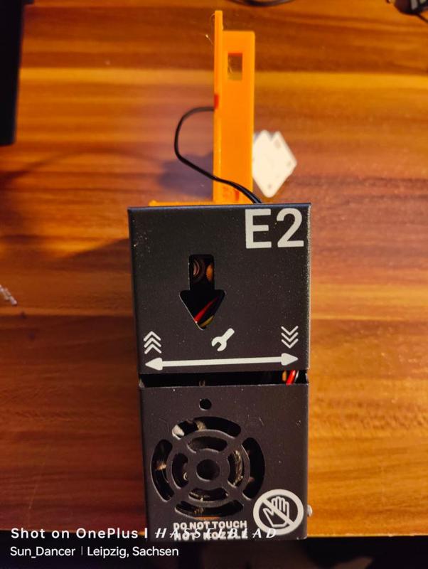 Filament sensor mount Tenlog (only) old Extruder