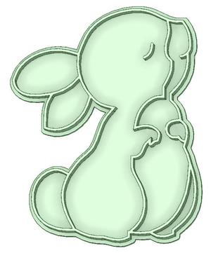 Rabbit 8 cookie cutter