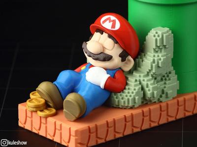Mario Style Pencil Holder