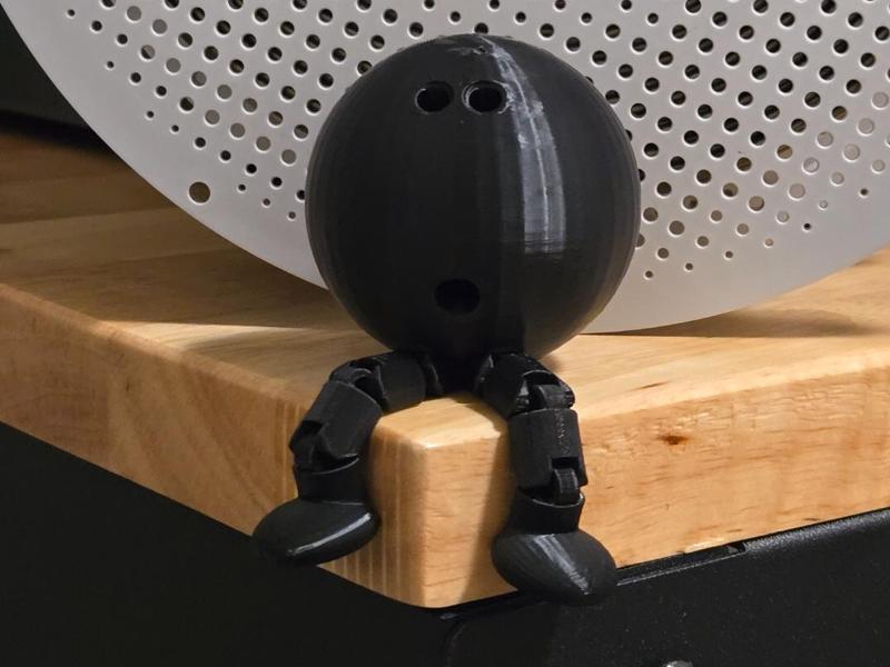 Bowling Ball with legs