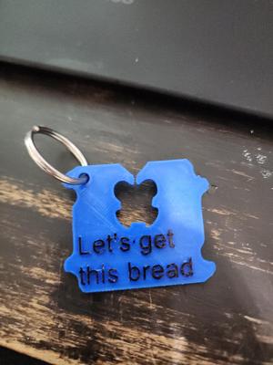 Bread Clip "Occlupanid" Keychain – “Let’s Get This Bread”