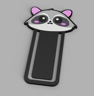 Chibi Racoon Bookmark