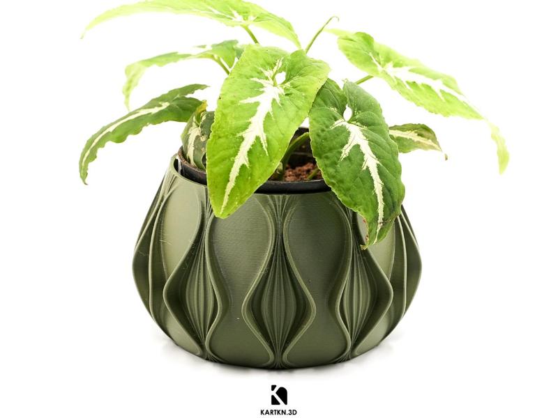 Lamina Planter | Modern Planter | 3D STL file