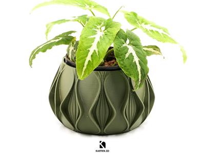 Lamina Planter | Modern Planter | 3D STL file
