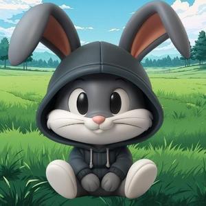 Bugs bunny chibi hoodie