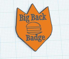 Big Back Badge