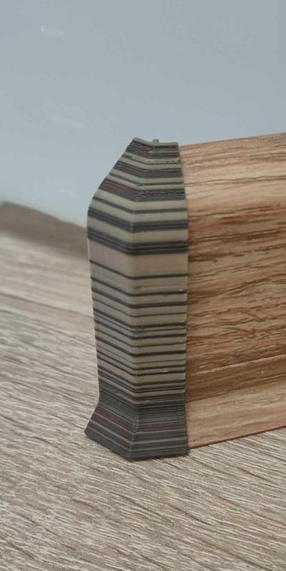 SKIRTINGS outer corner 45 deg - wood imitation