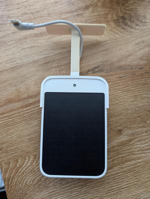 Mount and Cable Oganizer for SwitchBot Blind Tilt Solar Panel