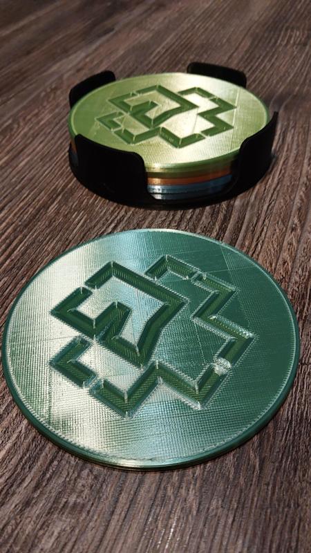 RAMMSTEIN Untersetzer und Aufbewahrungsbox