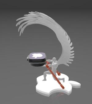 Apple Watch Charger Support Chained Angel