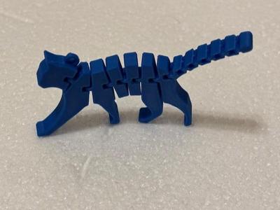 Flexi Cat keychain