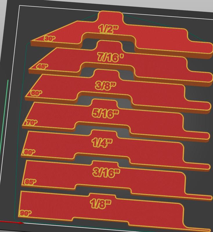 Angled router setup bars