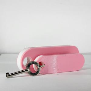 Emergency Release Key Capsule, Tamper Evident and Reusable.