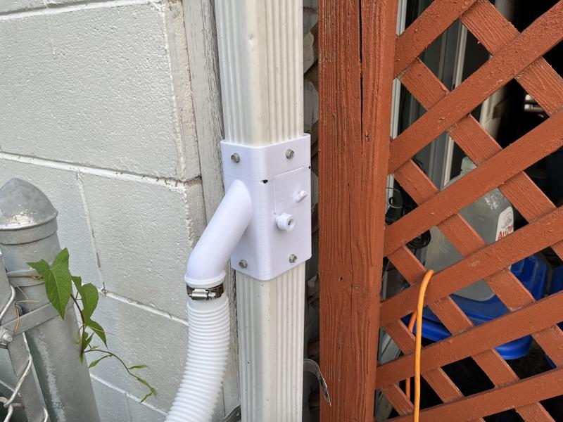 Rain Barrel Gutter Diverter