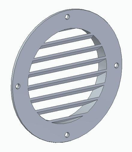 Air duct vent - 3inch 76mm