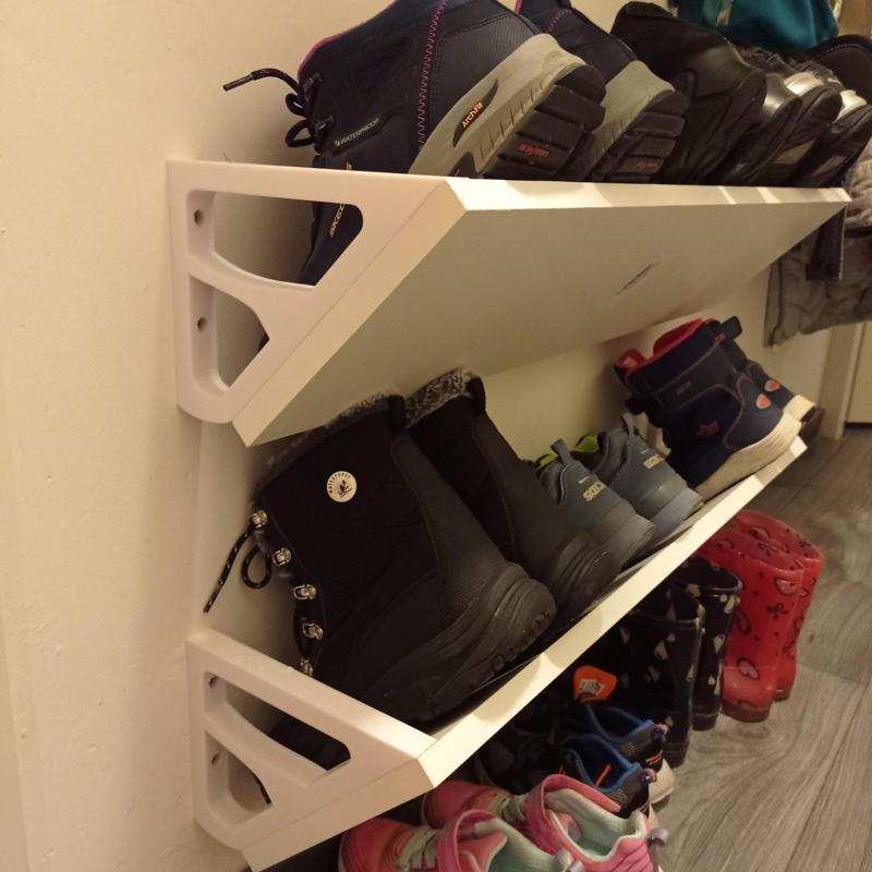 Compact Shoe Storage Shelf