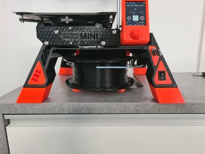 Prusa MINI base leg extensions and spoolholder