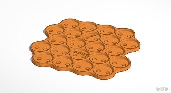 25mm Movement Tray (20 miniatures)