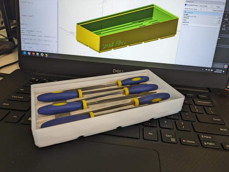 Small Files Holder Gridfinity