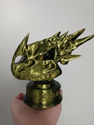 Dragon Skull Stand Trophy Base