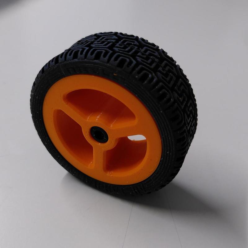 wheel for 68mm RC rubber tyres
