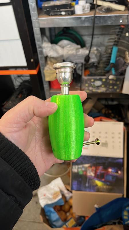 Cornet mouthpiece buzzer