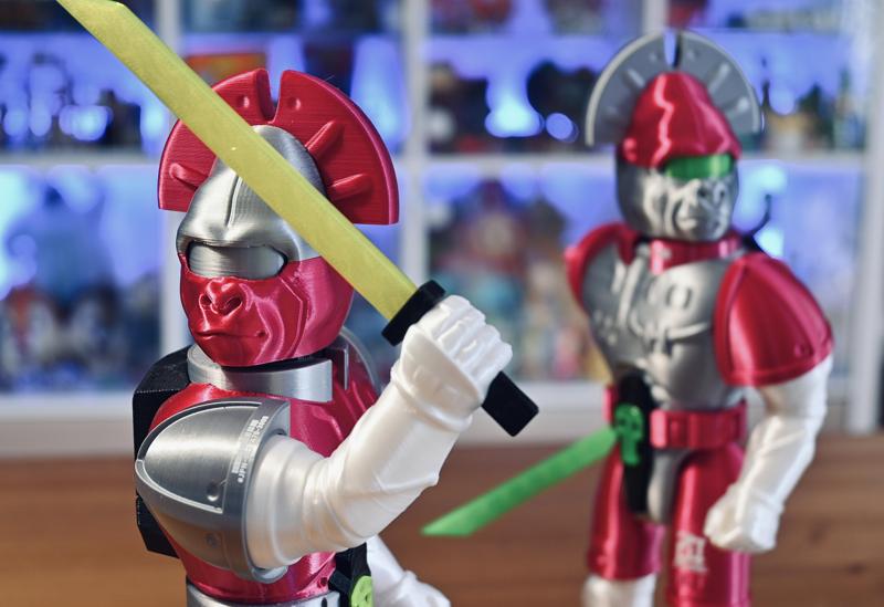 Robot Gorilla Space Knight Action Figure Toy